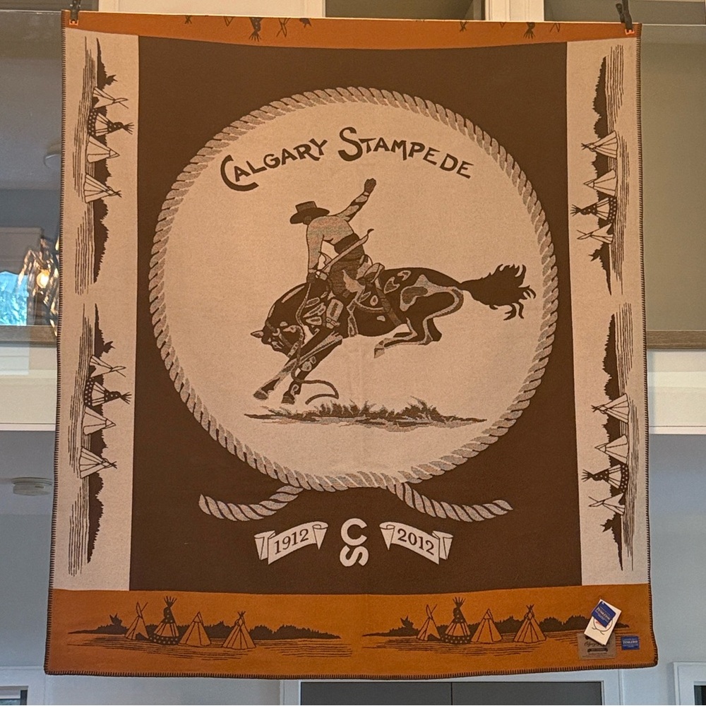 Pendleton calgary stampede 100 year anniversary blanket